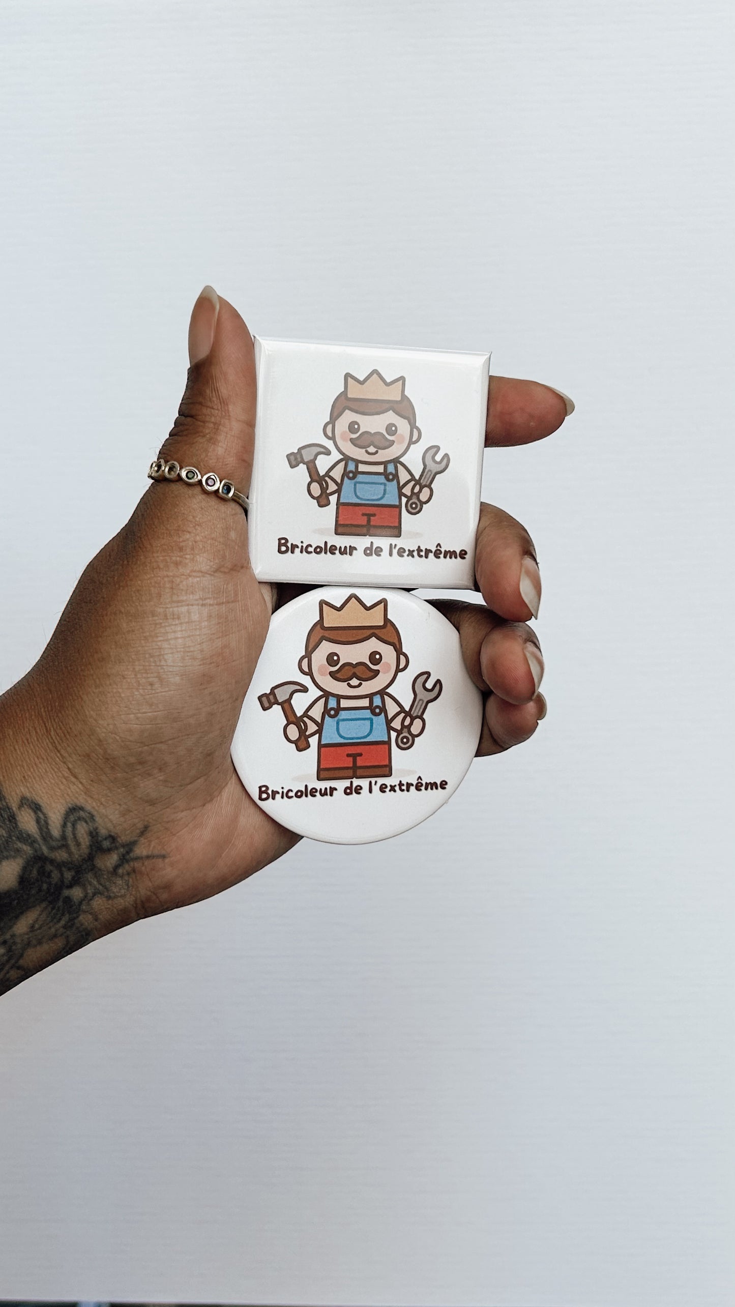 Magnet fête des pères: Cadeau personnalisé et prêt à offrir
