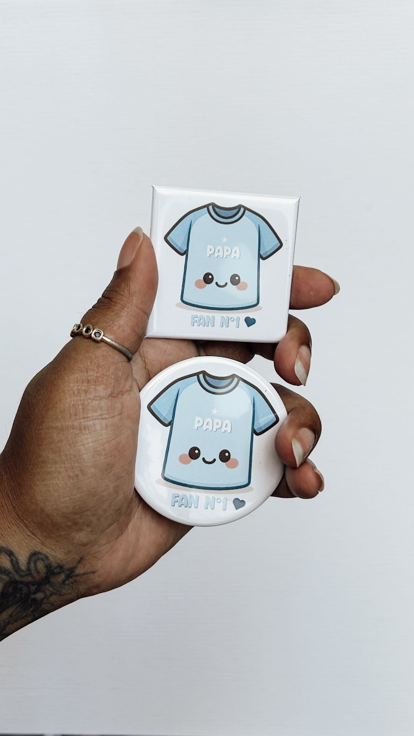 Magnet fête des pères: Cadeau personnalisé et prêt à offrir