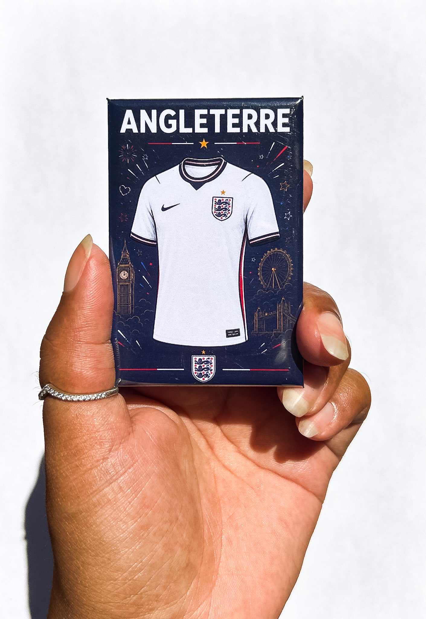Magnet rectangle Coupe du Monde 2026 : Affiche les couleurs de ton équipe favorite