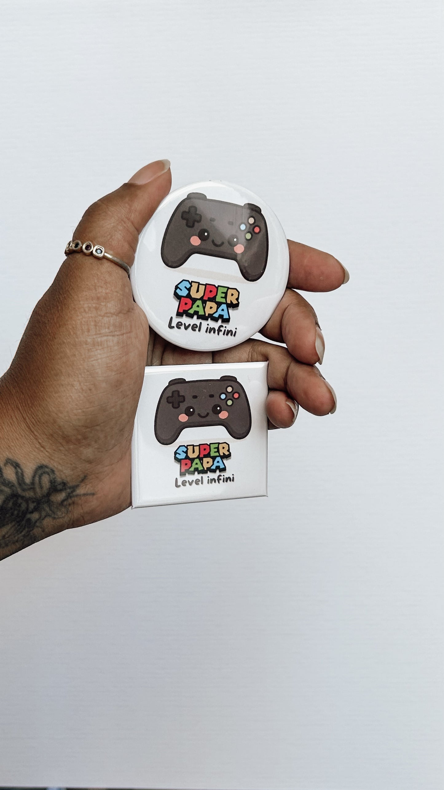 Magnet fête des pères: Cadeau personnalisé et prêt à offrir
