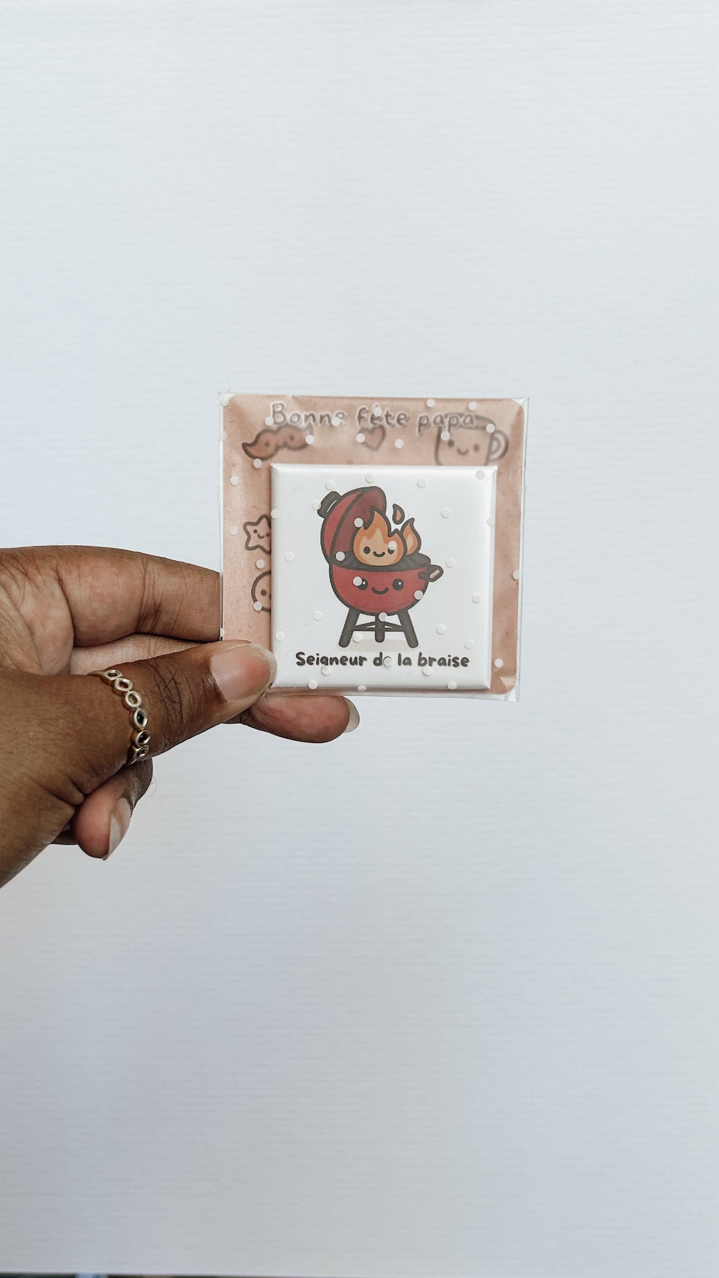 Magnet fête des pères: Cadeau personnalisé et prêt à offrir