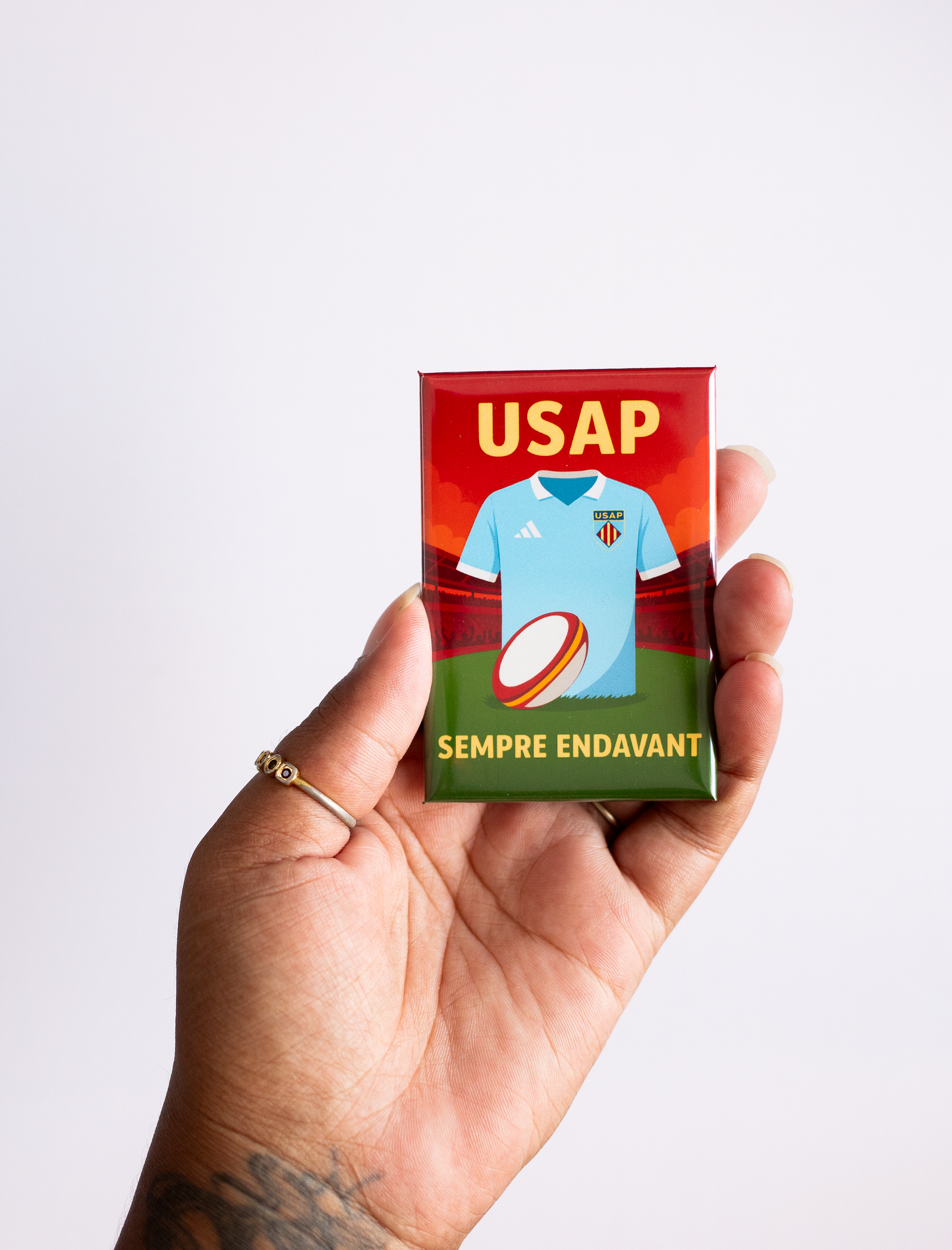 photo magnet rugby top 14 equip USA Perpignan