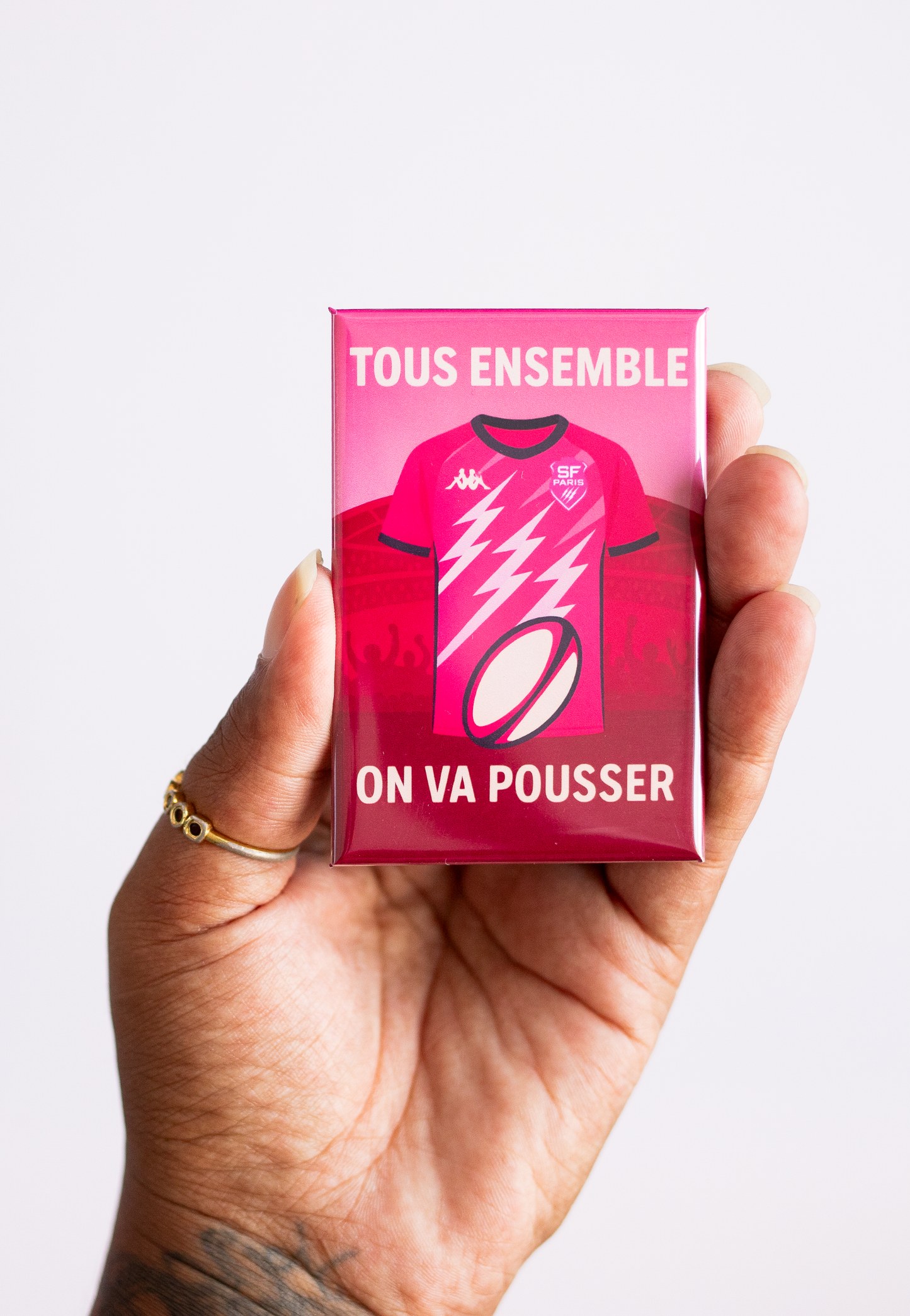 photo magnet rugby top 14 equip Stade Français Paris