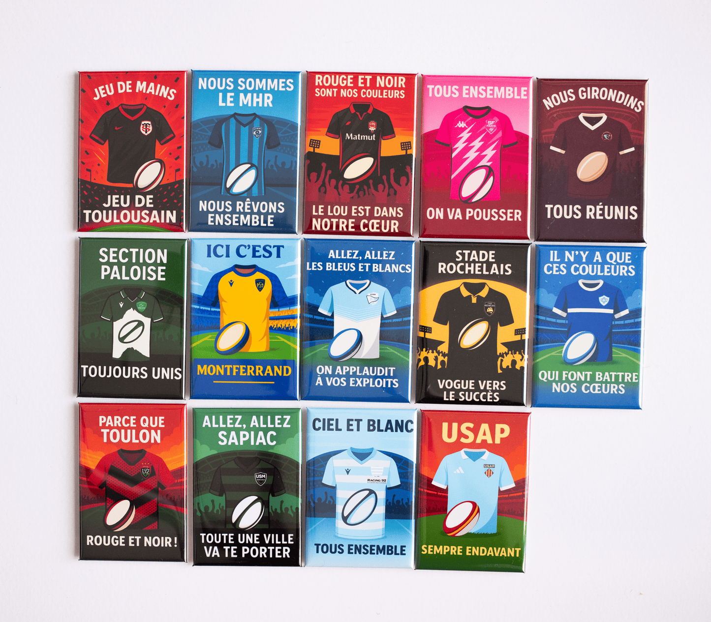 photo magnet collection complete rugby top 14