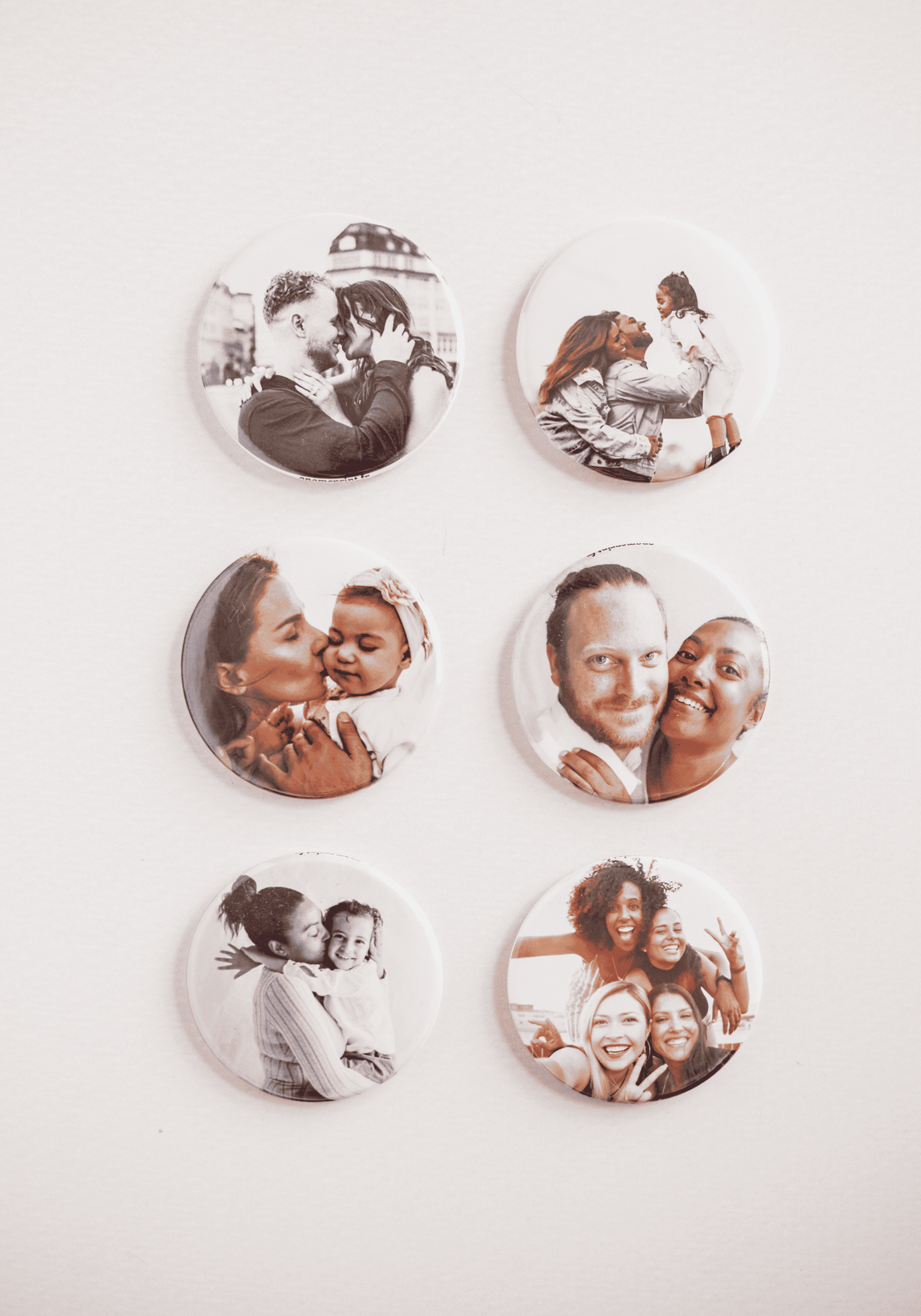 photo de magnet rigide rond ot de 6 magnets