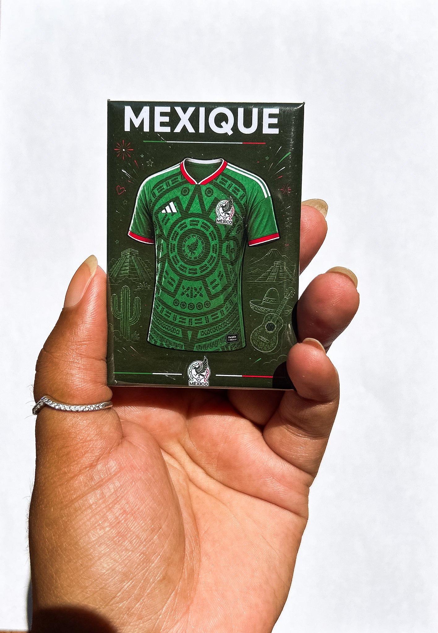 Magnet rectangle Coupe du Monde 2026 : Affiche les couleurs de ton équipe favorite