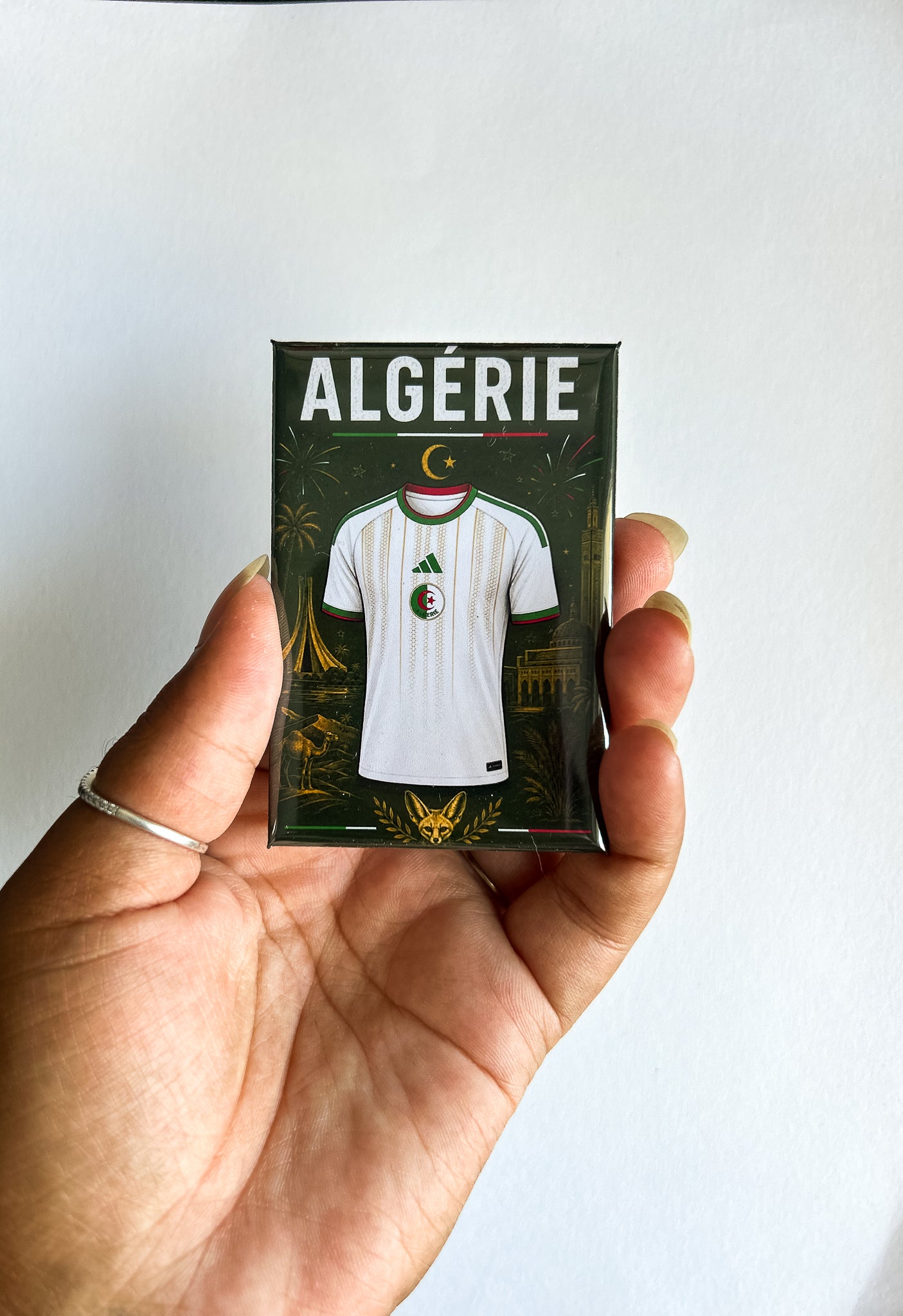 Magnet rectangle Coupe du Monde 2026 : Affiche les couleurs de ton équipe favorite