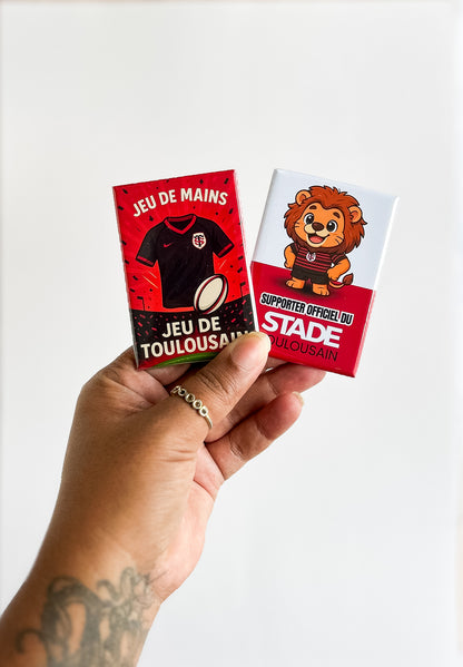 Magnet rectangle mascotte Stade Toulousain