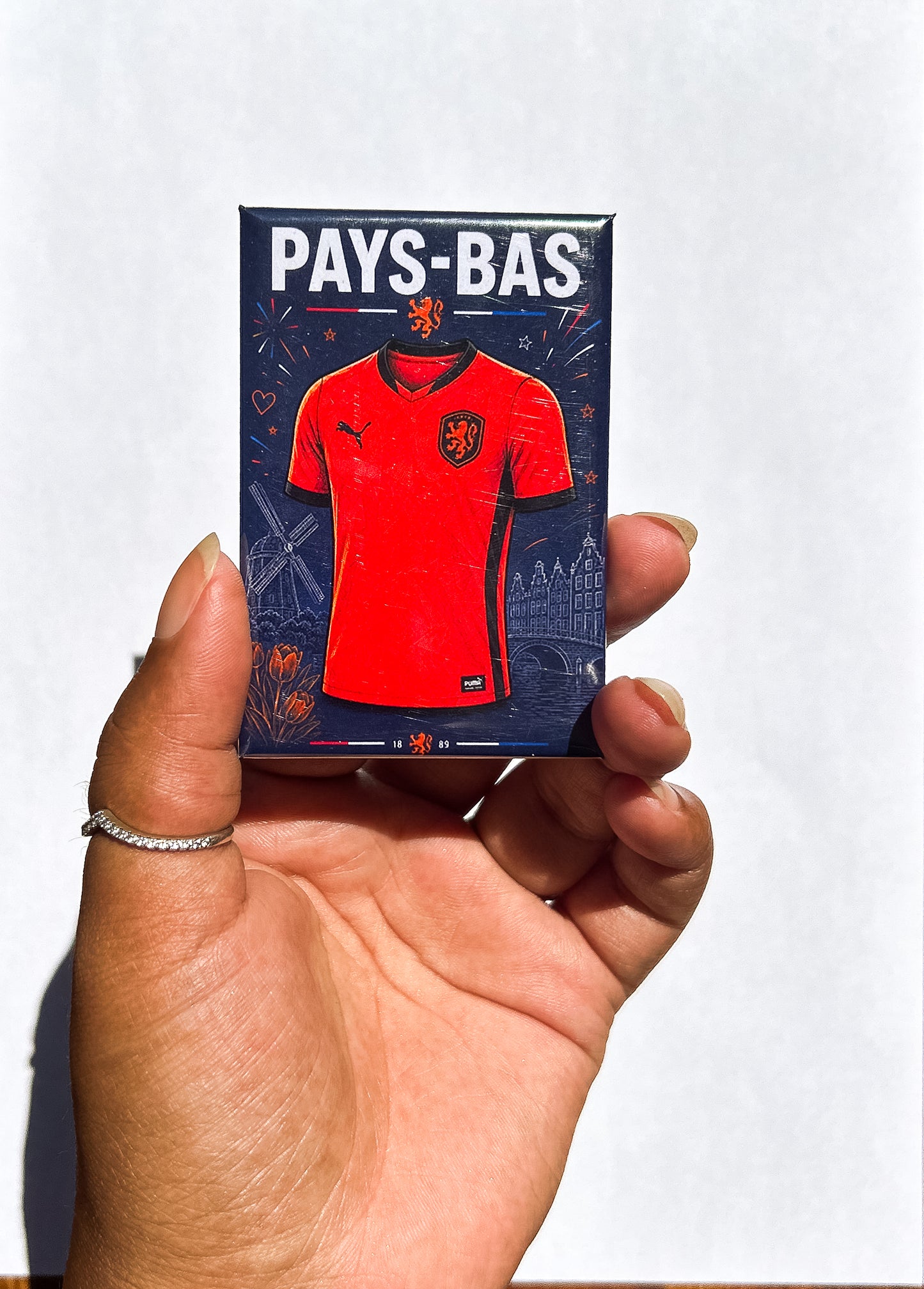 Magnet rectangle Coupe du Monde 2026 : Affiche les couleurs de ton équipe favorite
