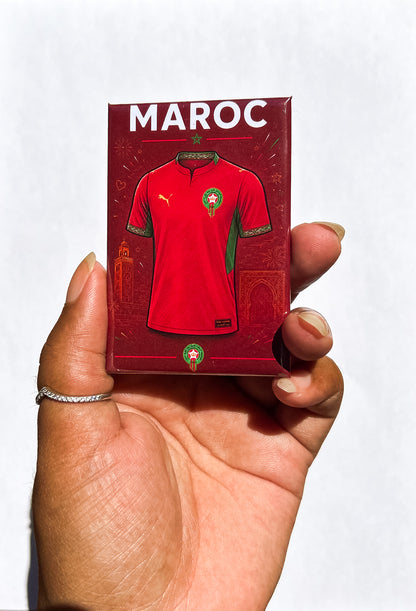 Magnet rectangle Coupe du Monde 2026 : Affiche les couleurs de ton équipe favorite