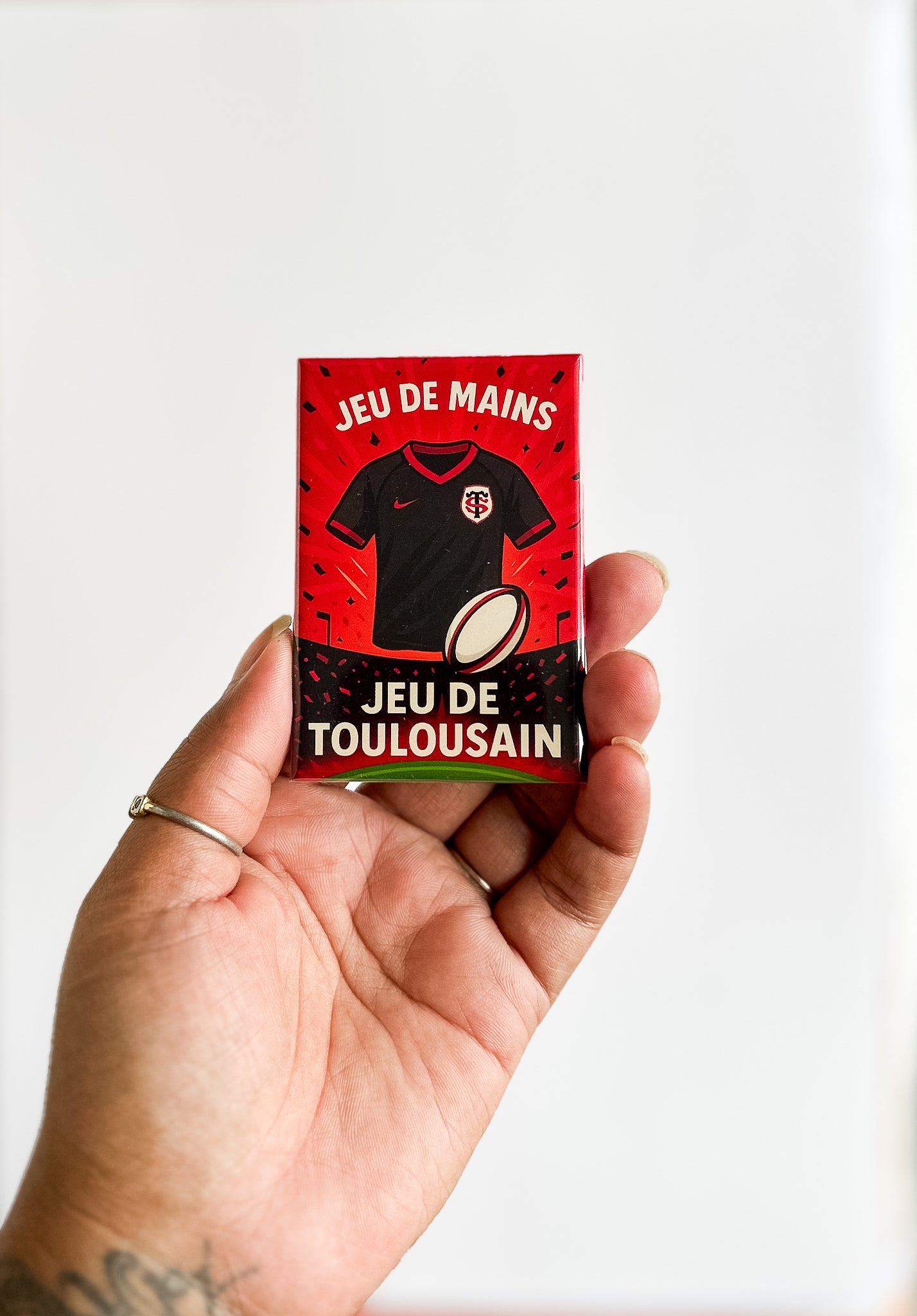 Magnet rectangle mascotte Stade Toulousain