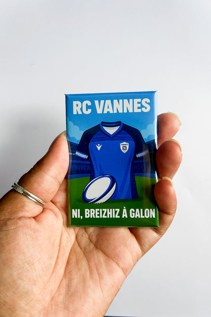 Magnet rectangle rugby Top14: Affiche tes couleurs avec fierté
