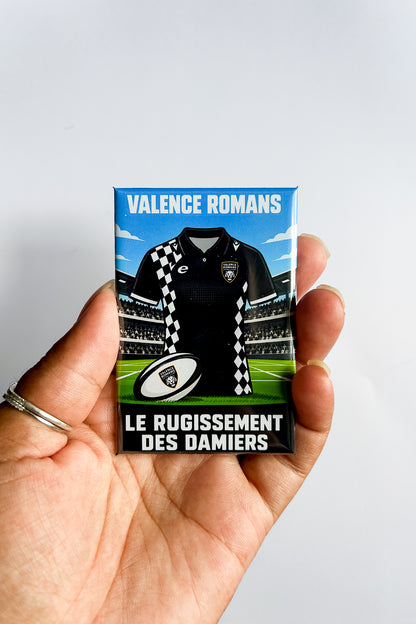 Magnet rectangle rugby Pro D2 : affiche les couleurs de ton club