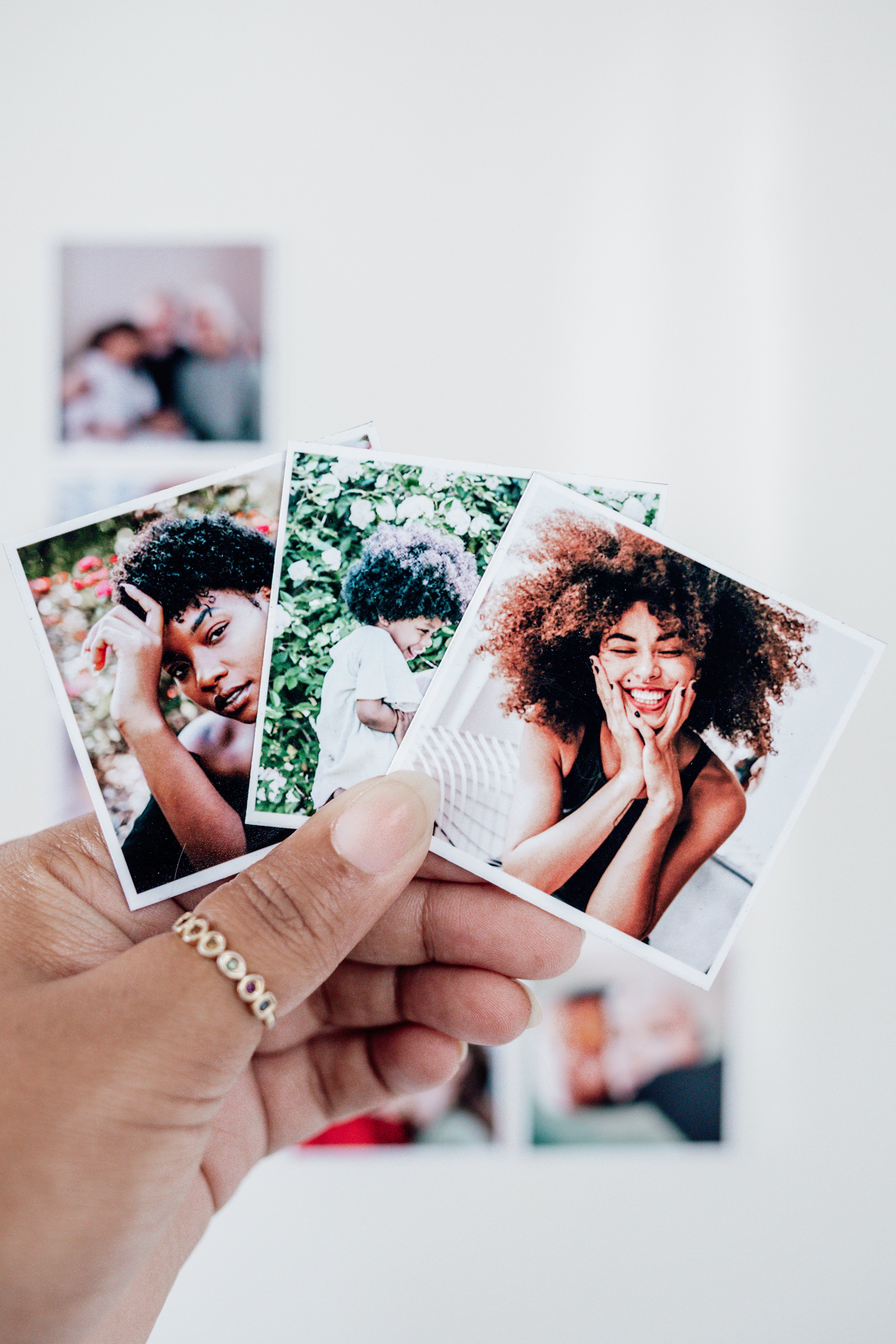 photo de 3 magnets photo souples carré 6cm