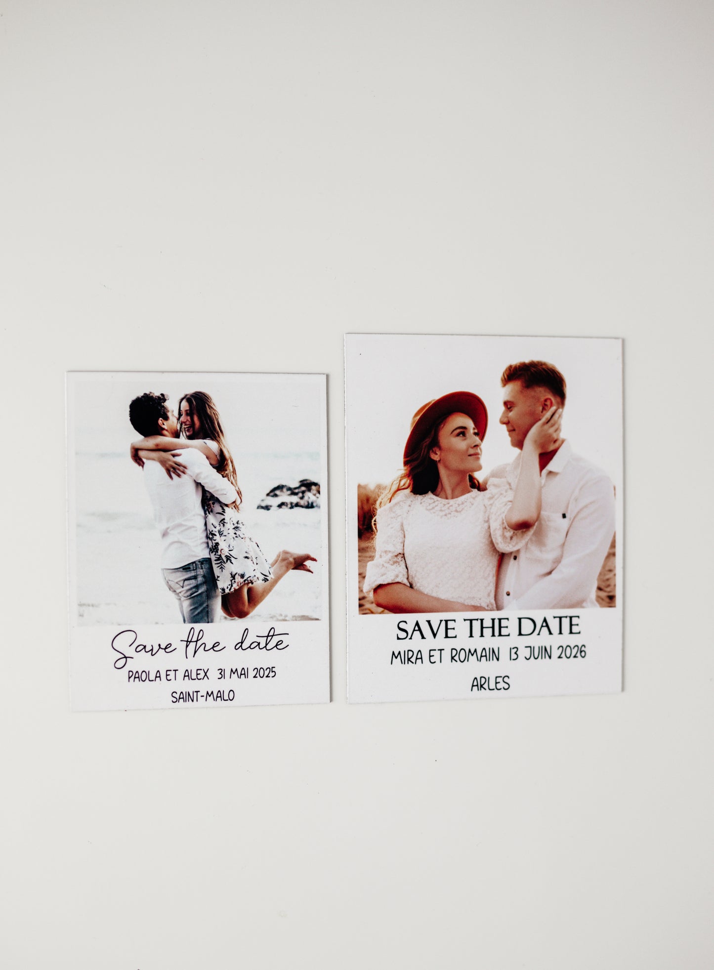 magnets photo save the date tailles moyen et grand