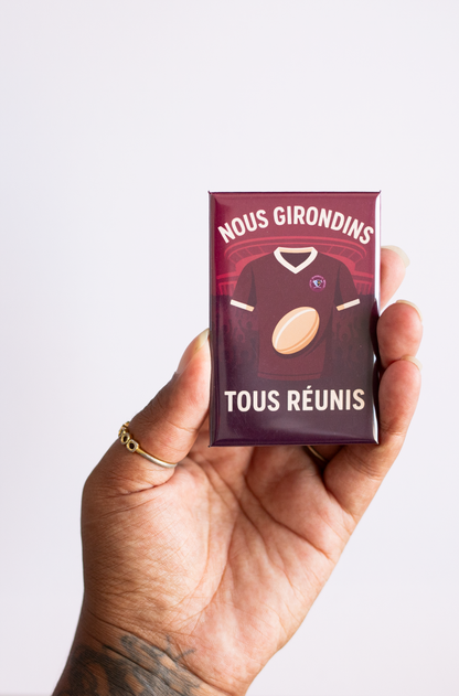 photo magnet rugby top 14 equipe UBB Union Bordeaux Bègles